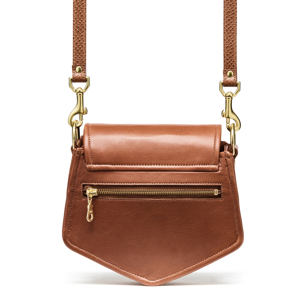 Chevron Burnt Sienna Crossbody Bag