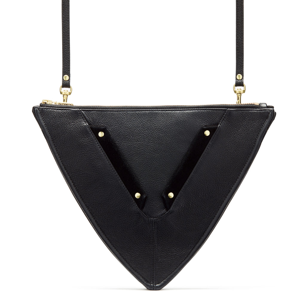 Triangulum Black Cross-Body / Clutch