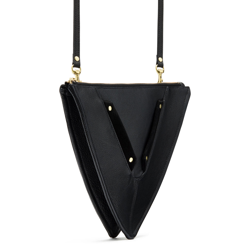 Triangulum Black Cross-Body / Clutch