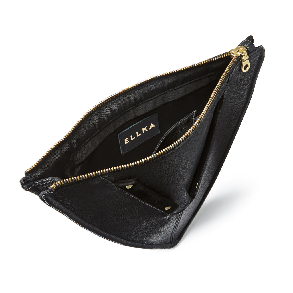 Triangulum Black Cross-Body / Clutch